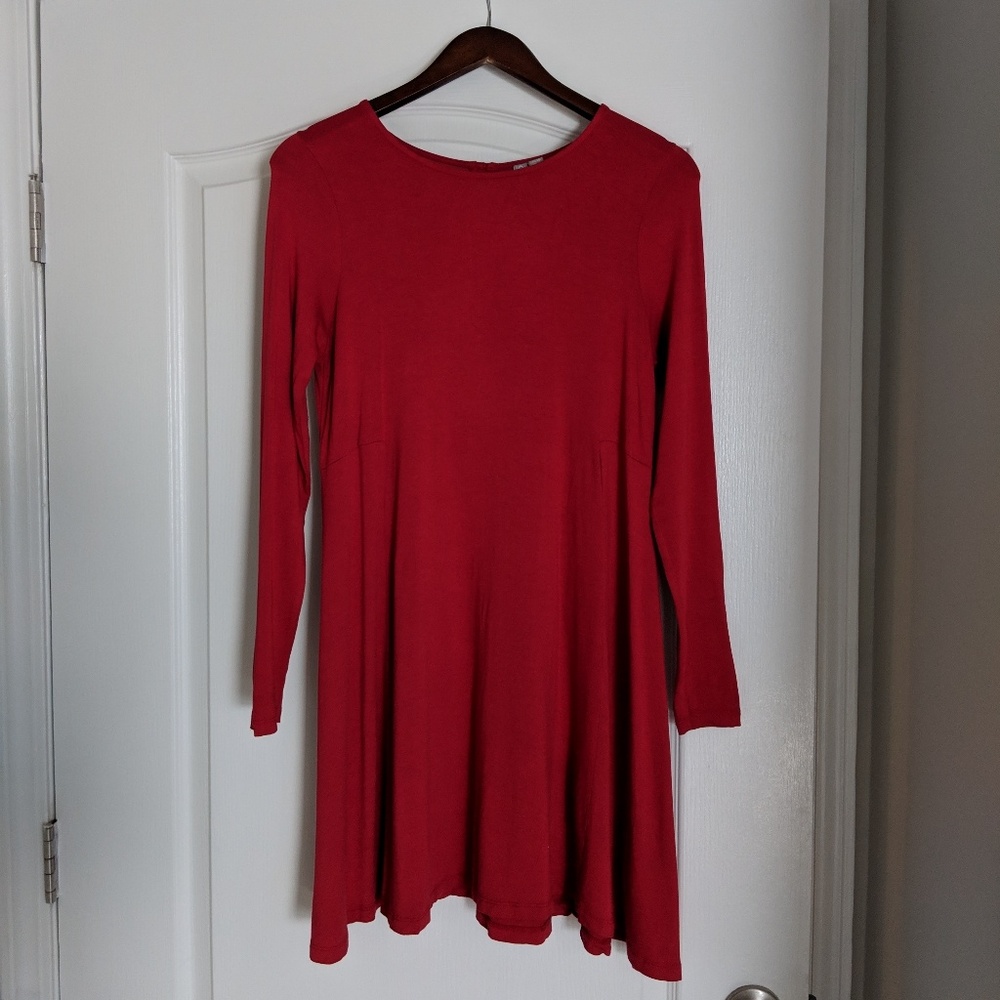 Red ASOS Swing Dress